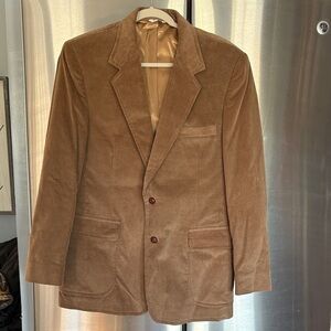 The Corduroy Collection Men’s Tan Corduroy Suit Jacket
